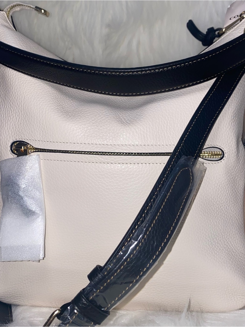Coach leather purse Pennie Shoulder Bag In Colorblock New - Picture 6 of 14